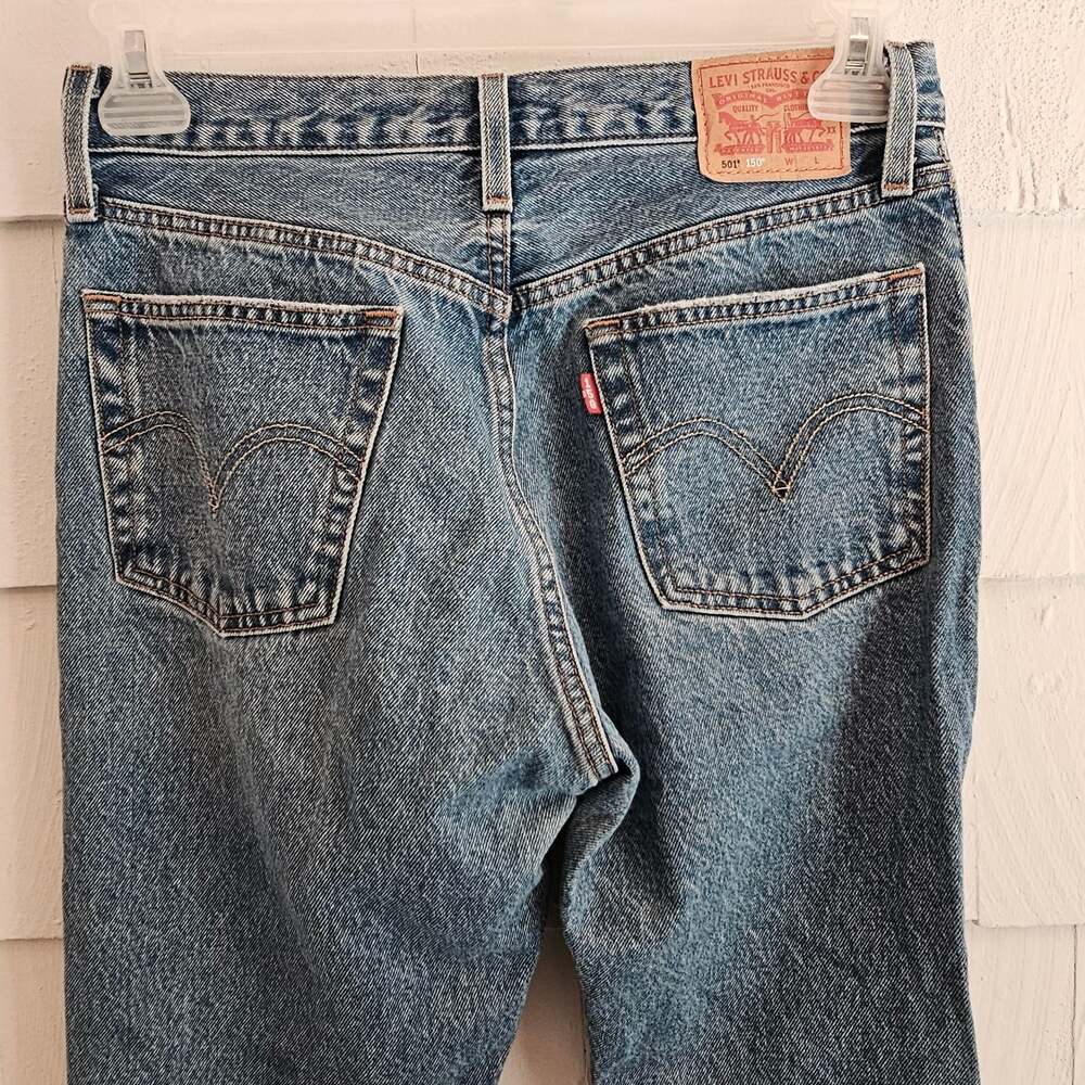Levi's 501 150th Anniversary Edition Jeans Women's 33x28 Button Fly Straight Leg